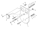 Part Location Diagram of DA45084 Briggs and Stratton PANEL